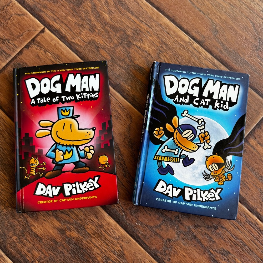 Dog Man A Tale of Two Kitties & Dog Man And Cat Kid-Book 3 and 4
